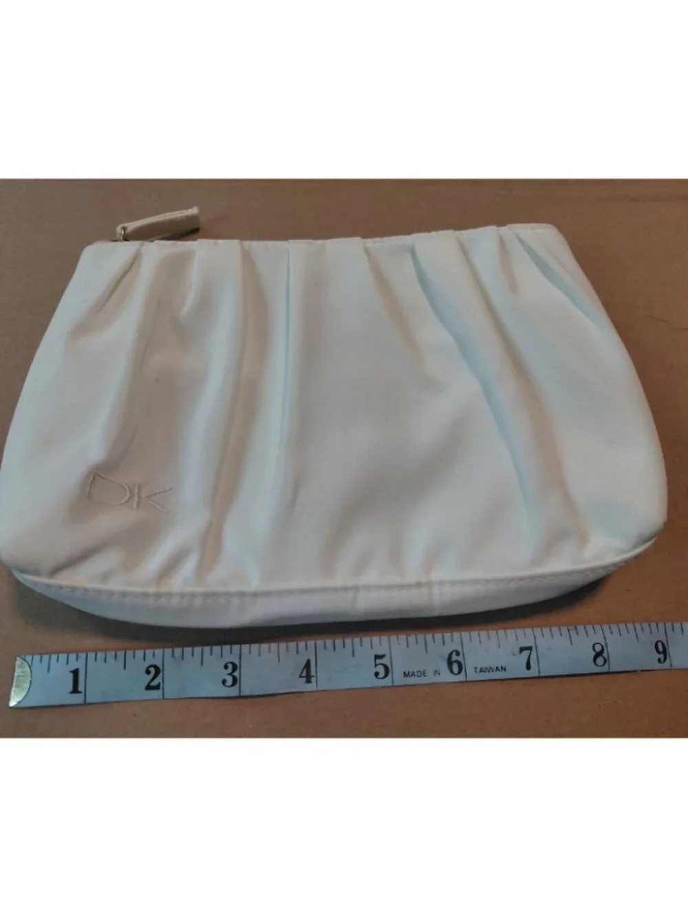 Donna Karan White Cosmetics Bag